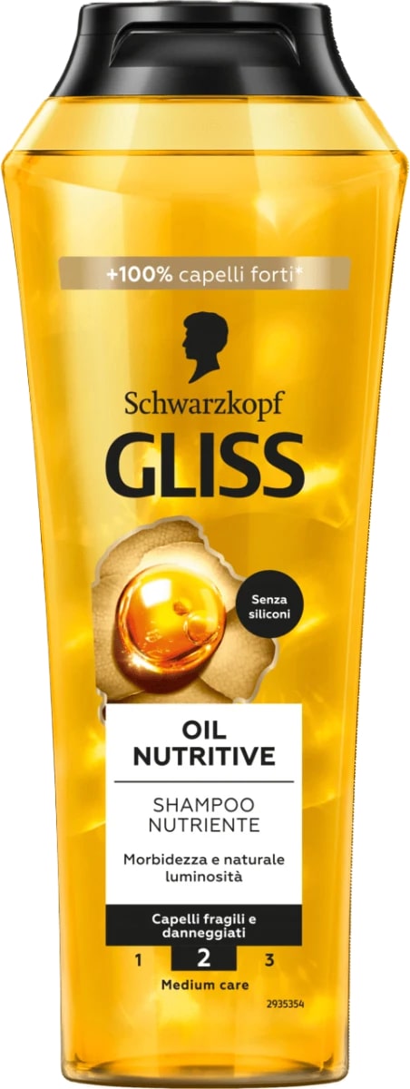 TESTANERA GLISS SHAMPOO 250ML OIL NUTRITIVE NUTRIENTE