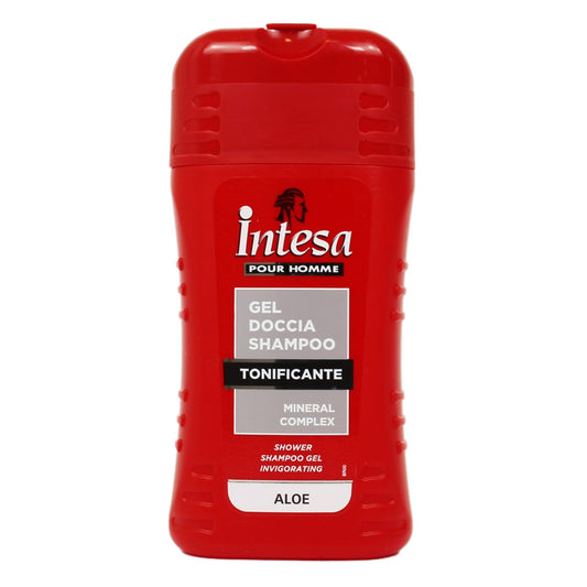 INTESA POUR HOMME GEL DOCCIA SHAMPOO 250ML TONIFICANTE MINERAL COMPLEX ALOE