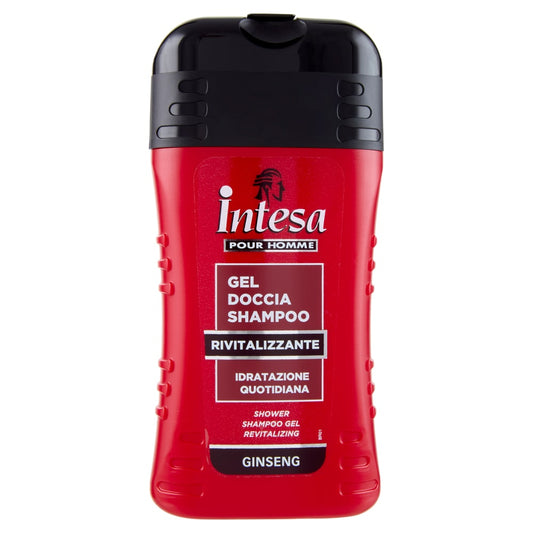 INTESA POUR HOMME GEL DOCCIA SHAMPOO 250ML RIVITALIZZANTE GINSENG