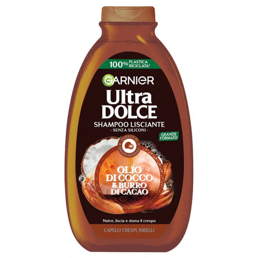 GARNIER ULTRA DOLCE SHAMPOO 400ML OLIO DI COCCO & BURRO DI CACAO