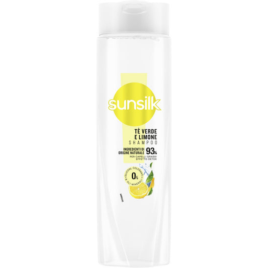 SUNSILK SHAMPOO 250ML TE' VERDE E LIMONE CAPELLI GRASSI EFFETTO DETOX