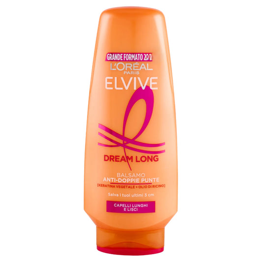 L'OREAL ELVIVE BALSAMO 400ML DREAM LONG ANTI-DOPPIE PUNTE CAPELLI LUNGHI DANNEGGIATI