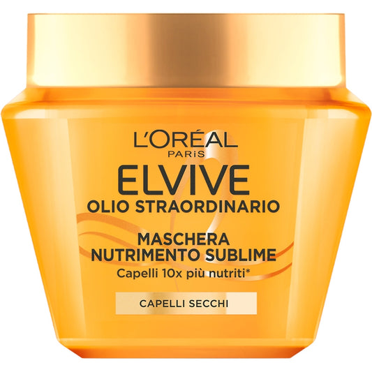 L'OREAL ELVIVE MASCHERA 300ML OLIO STRAORDINARIO NUTRIMENTO SUBLIME CAPELLI SECCHI