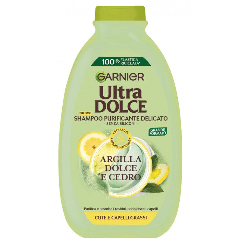 GARNIER ULTRA DOLCE SHAMPOO 400ML ARGILLA DOLCE E CEDRO