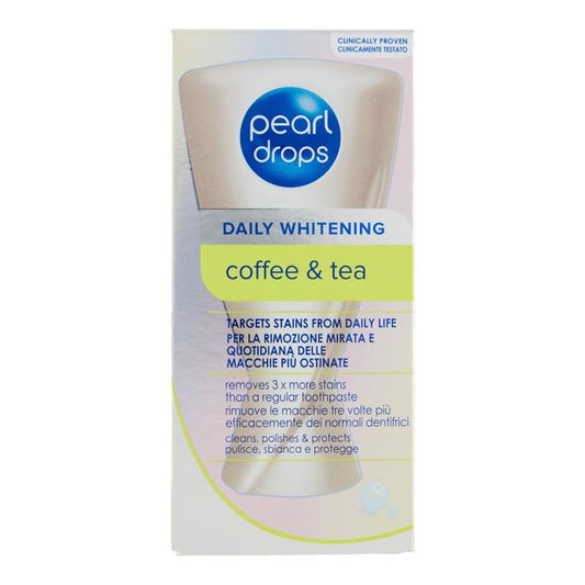 PEARL DROPS DENTIFRICIO 50ML DAILY WHITENING COFFE & TEA
