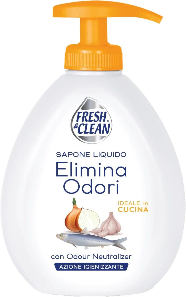 FRESH&CLEAN SAPONE LIQUIDO 300ML ELIMINA ODORI CUCINA