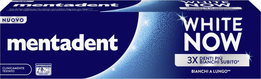 MENTADENT DENTIFRICIO 75ML WHITE NOW