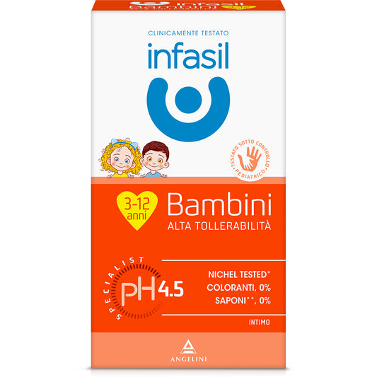INFASIL INTIMO 200ML 3-12 ANNI BAMBINI ALTA TOLLERABILITA' PH 4.5
