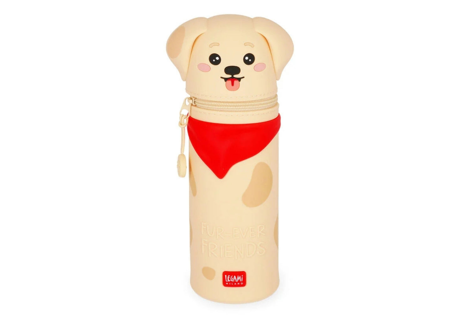 LEGAMI MILANO ASTUCCIO 2 IN 1 IN SILICONE KAWAII SUPER SOFT GOLDEN "FUR-EVER FRIENDS"