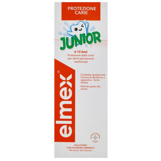ELMEX COLLUTTORIO 400ML PROTEZIONE CARIE JUNIOR 6-12 ANNI