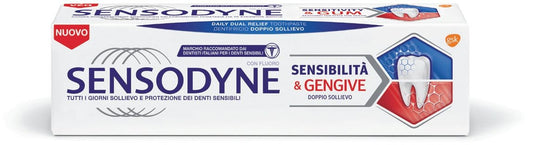 SENSODYNE DENTIFRICIO 75ML SENSIBILITA' & GENGIVE DOPPIO SOLLIEVO