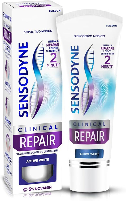 SENSODYNE DENTIFRICIO 75ML CLINICAL REPAIR ACTIVE WHITE