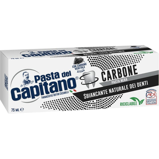 PASTA DEL CAPITANO DENTIFRICIO 75ML CARBONE