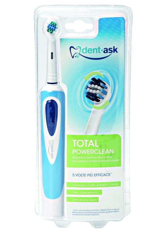 DENT-ASK SPAZZOLINO ELETTRICO TOTAL POWERCLEAN