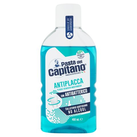 PASTA DEL CAPITANO COLLUTTORIO 400ML ANTIPLACCA CON ANTIBATTERICO