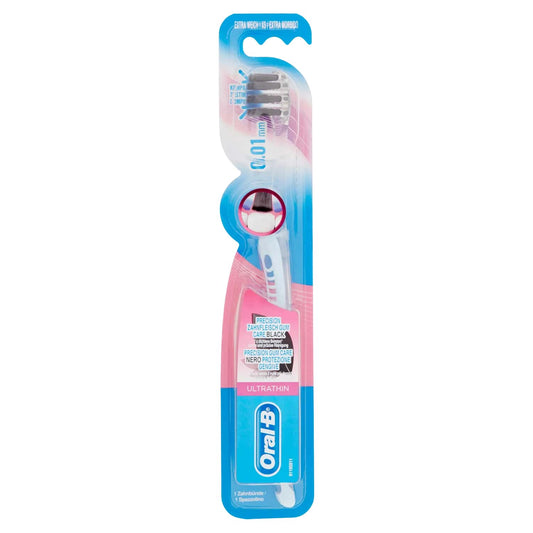 ORAL-B SPAZZOLINO ULTRATHIN 0,01MM NERO PROTEZIONE GENGIVE EXTRA MORBIDO