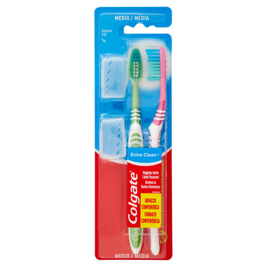 COLGATE SPAZZOLINO EXTRA CLEAN MEDIO BIPACCO CONVENIENZA
