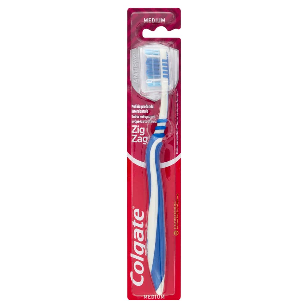 COLGATE SPAZZOLINO ZIG ZAG MEDIO CON COPRISETOLA