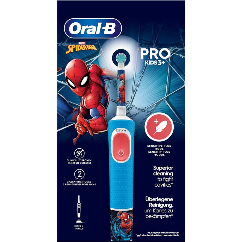 ORAL-B SPAZZOLINO ELETTRICO PRO KIDS 3+ MARVEL SPIDERMAN