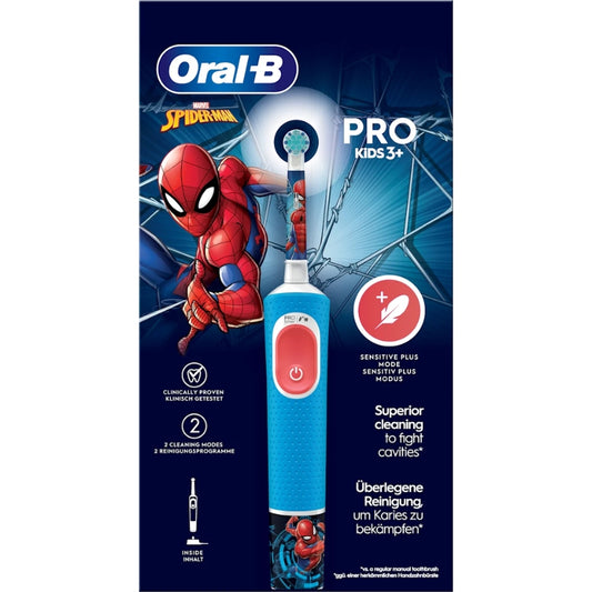 ORAL-B SPAZZOLINO ELETTRICO PRO KIDS 3+ MARVEL SPIDERMAN