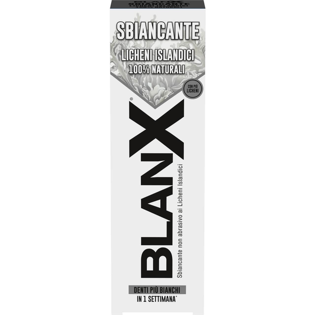 BLANX DENTIFRICIO 75ML SBIANCANTE LICHENI ISLANDICI 100% NATURALI