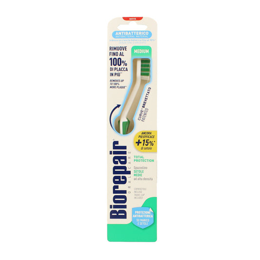 BIOREPAIR SPAZZOLINO TOTAL PROTECTION ANTIBATTERICO MEDIUM