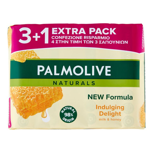 PALMOLIVE SAPONE 3+1 X90G LATTE E MIELE INDULGING DELIGHT