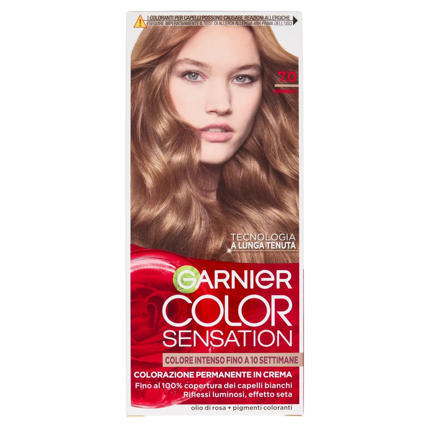 GARNIER COLOR SENSATION COLORAZIONE PERMANENTE IN CREMA 7.0 BIONDO