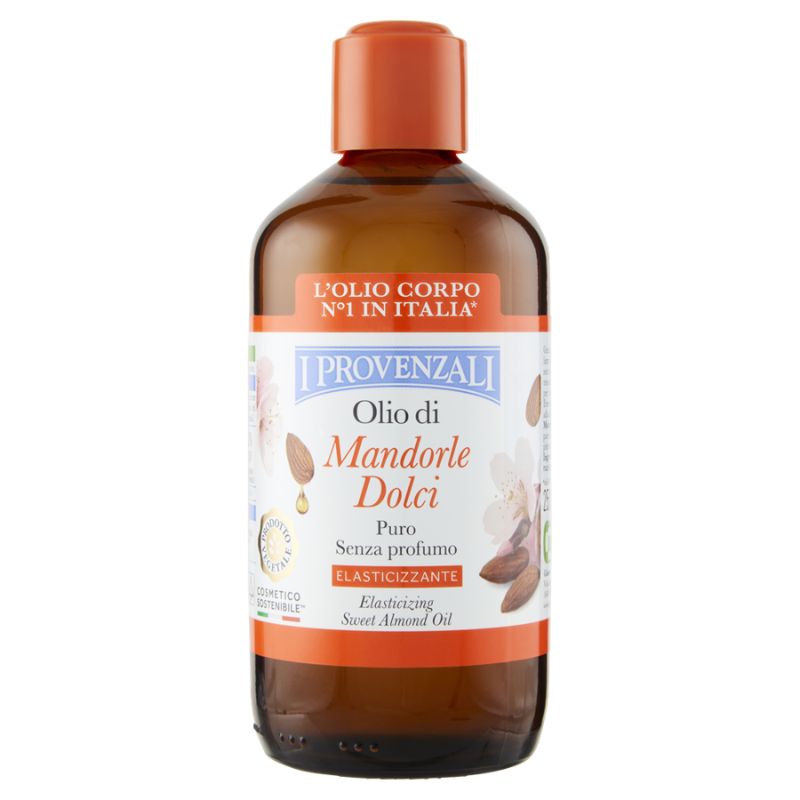 I PROVENZALI OLIO DI MANDORLE DOLCI 250ML PURO SENZA PROFUMO ELASTICIZZANTE