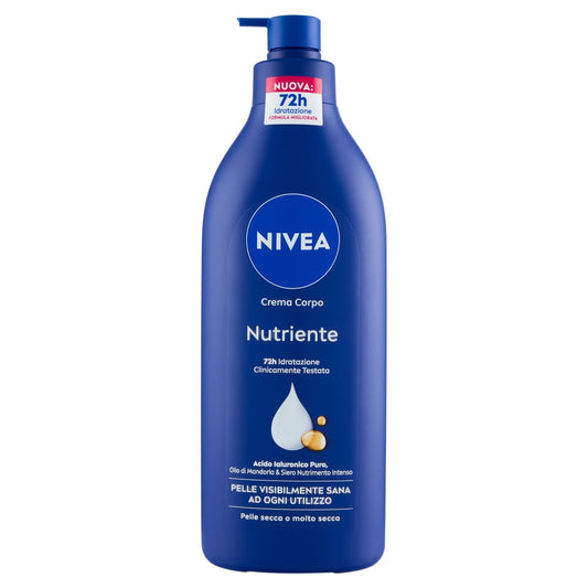 NIVEA CREMA CORPO 500ML NUTRIENTE OLIO DI MANDORLE PELLE SECCA O MOLTO SECCA