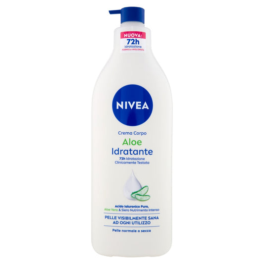 NIVEA CREMA CORPO 500ML ALOE IDRATANTE PELLE NORMALE O SECCA
