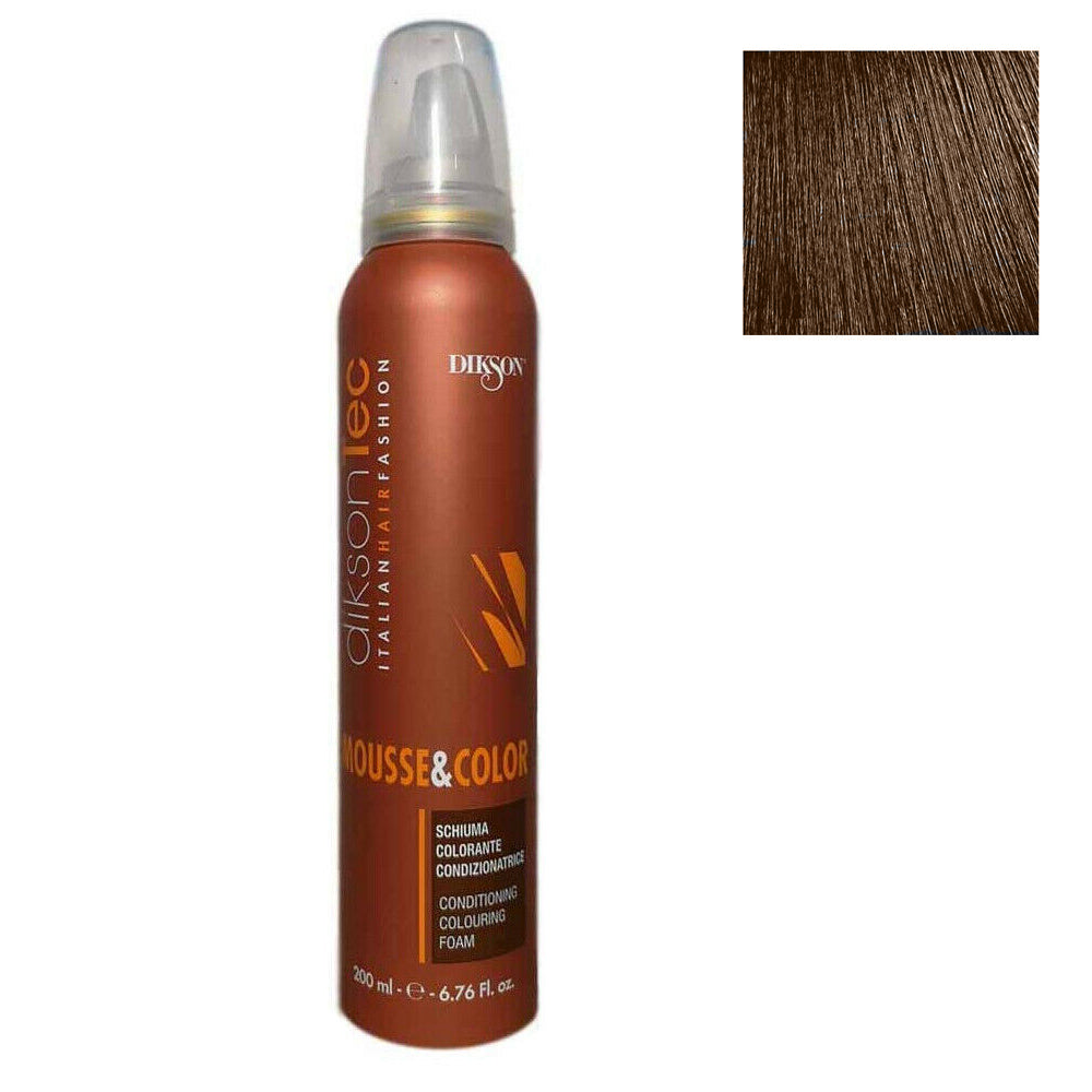 DIKSON TEC MOUSSE&COLOR 200ML CASTANO