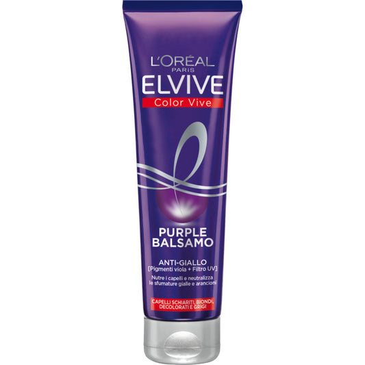 L'OREAL ELVIVE COLOR-VIVE PURPLE ANTI-GIALLO BALSAMO 150ML