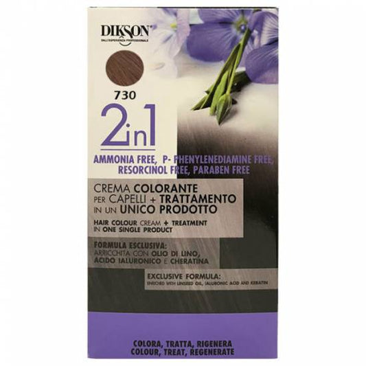 DIKSON 2IN1 CREMA COLORANTE 730 BIONDO DORATO