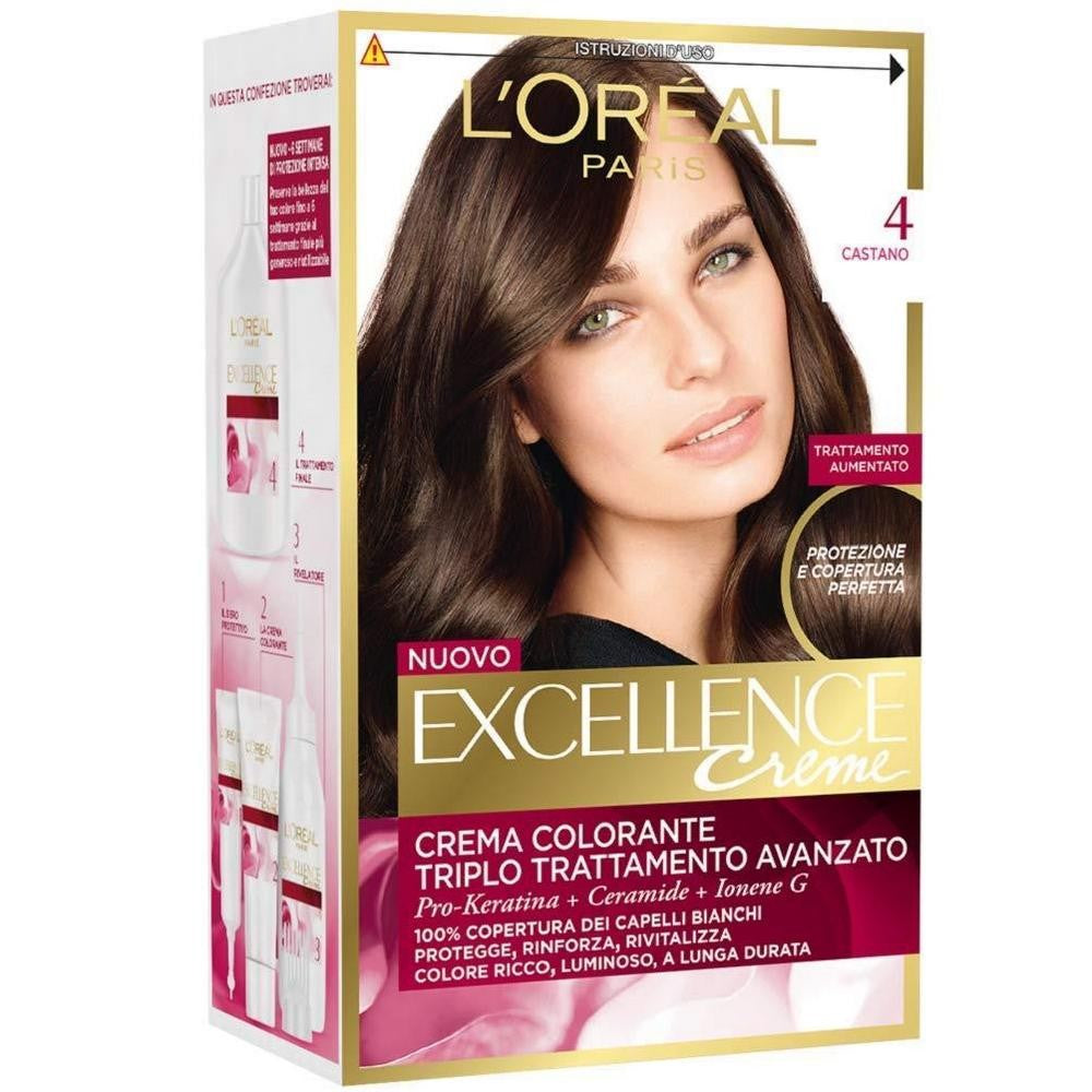 L'OREAL EXCELLENCE PURE CREME 4 CASTANO