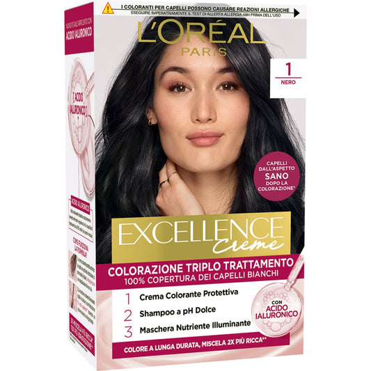 L'OREAL EXCELLENCE PURE CREME 1 NERO