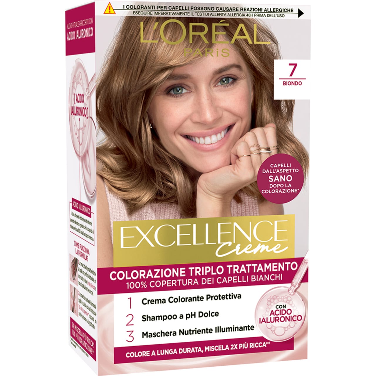 L'OREAL EXCELLENCE PURE CREME 7 BIONDO