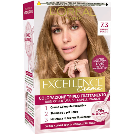 L'OREAL EXCELLENCE PURE CREME 7.3 BIONDO DORATO