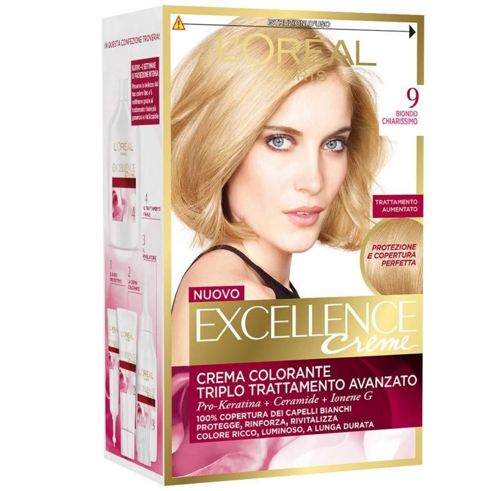 L'OREAL EXCELLENCE PURE CREME 9 BIONDO CHIARISSIMO