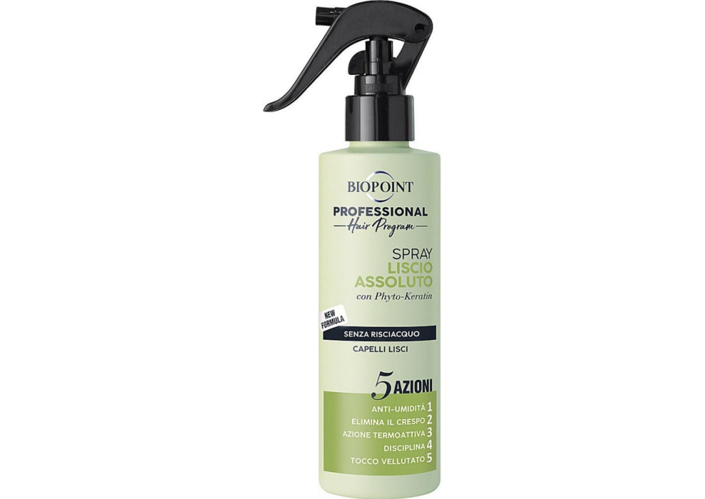 BIOPOINT SPRAY LISCIO ASSOLUTO 200ML SENZA RISCIACQUO CAPELLI LISCI 5 AZIONI