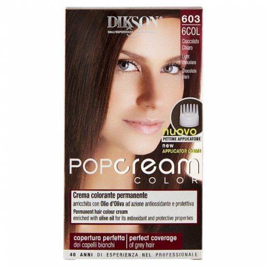 DIKSON POP CREAM COLOR 603 6COL CIOCCOLATO CHIARO