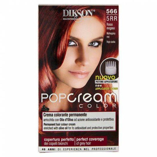 DIKSON POP CREAM COLOR 566 5RR ROSSO MOGANO
