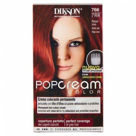 DIKSON POP CREAM COLOR 766 7RR ROSSO VIVO