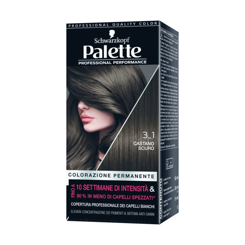 TESTANERA PALETTE TINTA 3-1 CASTANO SCURO