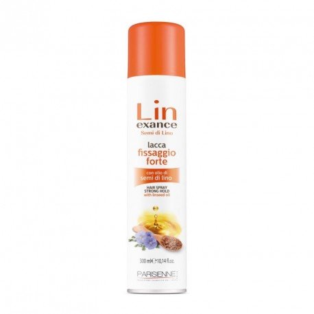 PARISIENNE LIN EXANCE SEMI DI LINO LACCA FISSAGGIO FORTE 300ML CON OLIO DI SEMI DI LINO