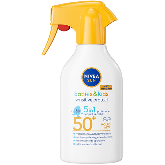 NIVEA SUN BABIES & KIDS SENSITIVE PROTECT 5IN1 TRIGGER 250ML SPF 50+