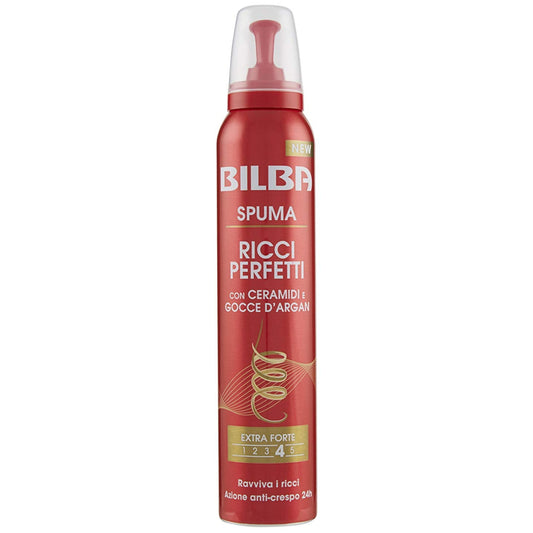 BILBA SPUMA 200ML RICCI PERFETTI CON CERAMIDI E ARGAN EXTRA FORTE 4