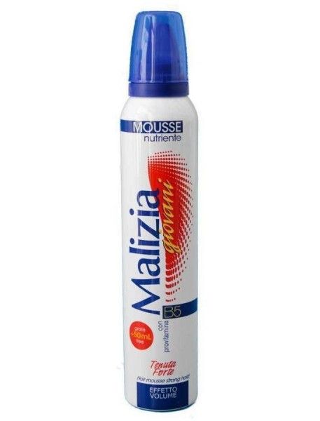 MALIZIA GIOVANI MOUSSE 200ML B5 TENUTA FORTE EFFETTO VOLUME