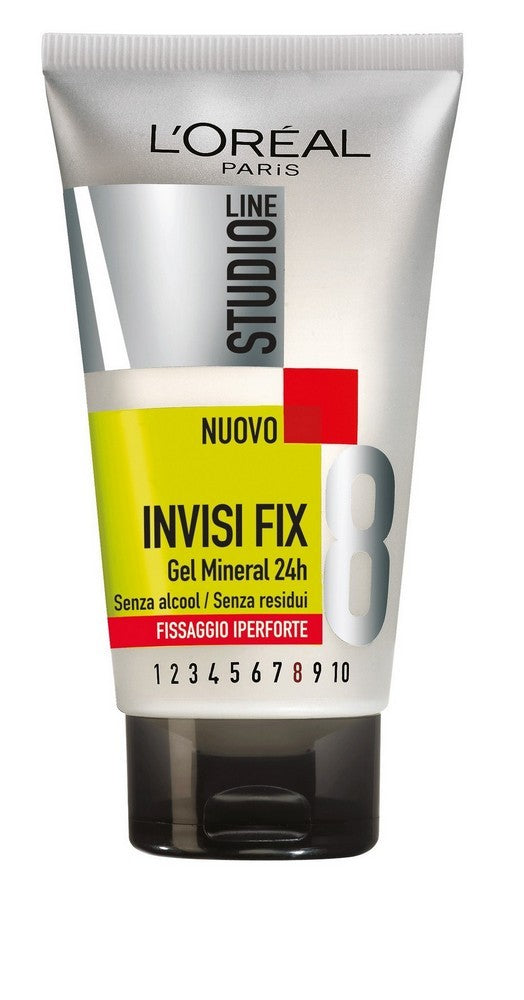 L'OREAL STUDIO LINE GEL INVISI FIX 8 FISSAGGIO IPERFORTE 150ML