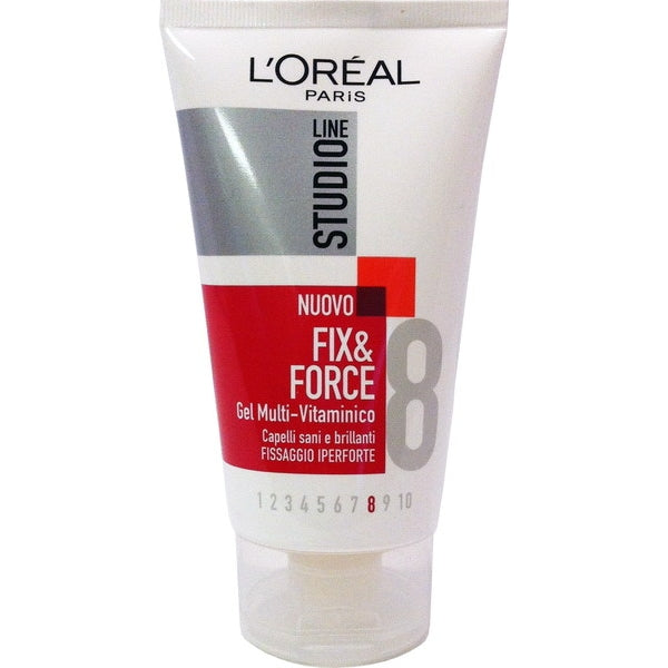 L'OREAL STUDIO LINE GEL FIX&FORCE 8 FISSAGGIO IPERFORTE 150ML